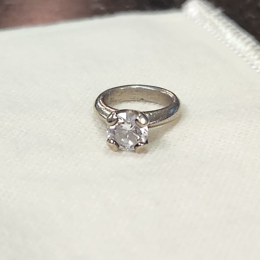 James Avery Engagement Ring Charm with Cubic Zirconia